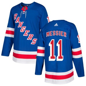 Adidas Mark Messier New York Rangers Men's Authentic Home Jersey - Royal Blue