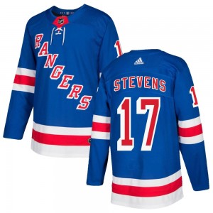 Adidas Kevin Stevens New York Rangers Men's Authentic Home Jersey - Royal Blue