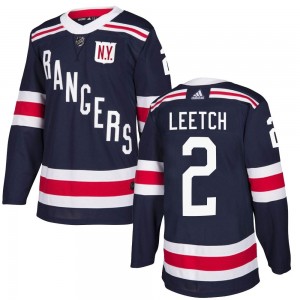 Adidas Brian Leetch New York Rangers Men's Authentic 2018 Winter Classic Home Jersey - Navy Blue