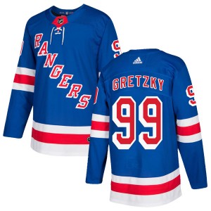 Adidas Wayne Gretzky New York Rangers Youth Authentic Home Jersey - Royal Blue