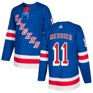 Adidas Mark Messier New York Rangers Youth Authentic Home Jersey - Royal Blue