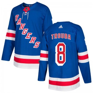 Adidas Jacob Trouba New York Rangers Youth Authentic Home Jersey - Royal Blue