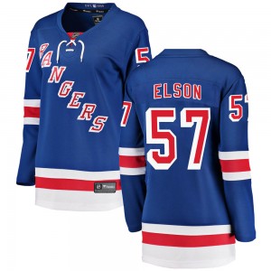 Fanatics Branded Turner Elson New York Rangers Women's Breakaway Home Jersey - Blue
