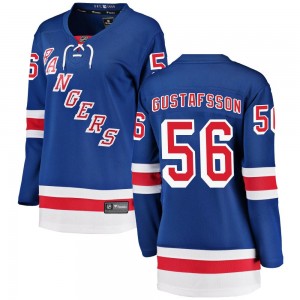 Fanatics Branded Erik Gustafsson New York Rangers Women's Breakaway Home Jersey - Blue