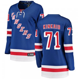 Fanatics Branded Keith Kinkaid New York Rangers Women's Breakaway Home Jersey - Blue