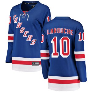 Fanatics Branded Pierre Larouche New York Rangers Women's Breakaway Home Jersey - Blue