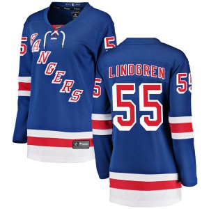 Fanatics Branded Ryan Lindgren New York Rangers Women's Breakaway Home Jersey - Blue