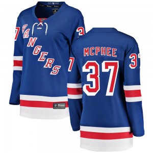 Fanatics Branded George Mcphee New York Rangers Women's Breakaway Home Jersey - Blue