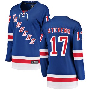 Fanatics Branded Kevin Stevens New York Rangers Women's Breakaway Home Jersey - Blue