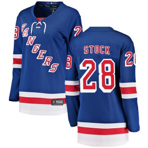 Fanatics Branded P.j. Stock New York Rangers Women's Breakaway Home Jersey - Blue