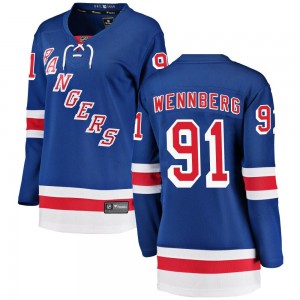 Fanatics Branded Alex Wennberg New York Rangers Women's Breakaway Home Jersey - Blue
