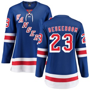 Fanatics Branded Jeff Beukeboom New York Rangers Women's Home Breakaway Jersey - Blue