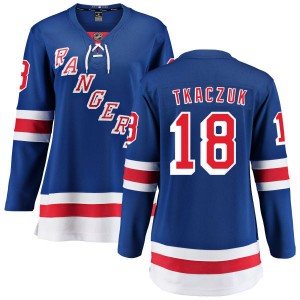 Fanatics Branded Walt Tkaczuk New York Rangers Women's Home Breakaway Jersey - Blue