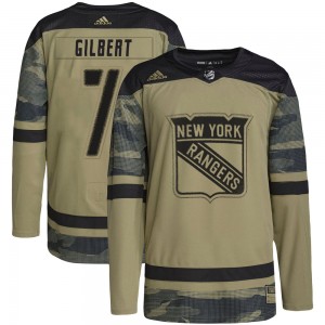 Adidas Rod Gilbert New York Rangers Youth Authentic Military Appreciation Practice Jersey - Camo