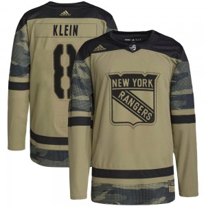Adidas Kevin Klein New York Rangers Youth Authentic Military Appreciation Practice Jersey - Camo