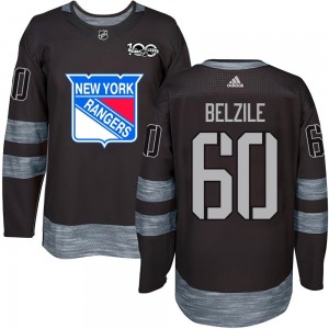 Alex Belzile New York Rangers Youth Authentic 1917- 100th Anniversary Jersey - Black