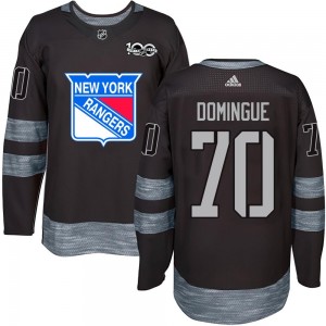 Louis Domingue New York Rangers Youth Authentic 1917- 100th Anniversary Jersey - Black