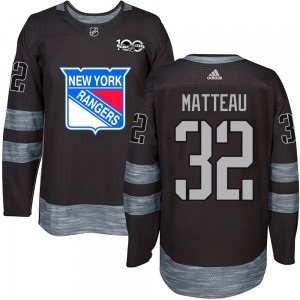 Stephane Matteau New York Rangers Youth Authentic 1917- 100th Anniversary Jersey - Black