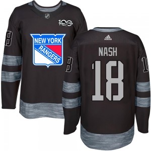 Riley Nash New York Rangers Youth Authentic 1917- 100th Anniversary Jersey - Black
