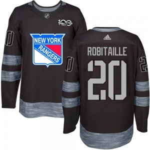 Luc Robitaille New York Rangers Youth Authentic 1917- 100th Anniversary Jersey - Black