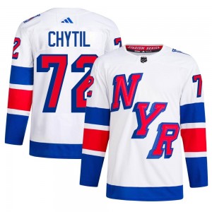 Adidas Filip Chytil New York Rangers Men's Authentic 2024 Stadium Series Primegreen Jersey - White