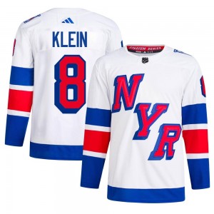 Adidas Kevin Klein New York Rangers Men's Authentic 2024 Stadium Series Primegreen Jersey - White