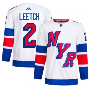 Adidas Brian Leetch New York Rangers Men's Authentic 2024 Stadium Series Primegreen Jersey - White