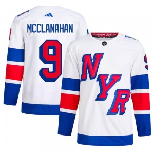 Adidas Rob Mcclanahan New York Rangers Men's Authentic 2024 Stadium Series Primegreen Jersey - White