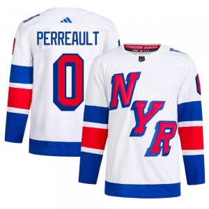 Adidas Gabriel Perreault New York Rangers Men's Authentic 2024 Stadium Series Primegreen Jersey - White