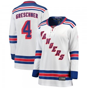 Fanatics Branded Ron Greschner New York Rangers Women's Breakaway Away Jersey - White