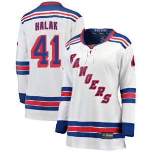 Fanatics Branded Jaroslav Halak New York Rangers Women's Breakaway Away Jersey - White