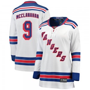 Fanatics Branded Rob Mcclanahan New York Rangers Women's Breakaway Away Jersey - White