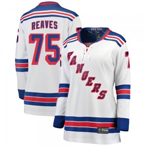 Fanatics Branded Ryan Reaves New York Rangers Women's Breakaway Away Jersey - White