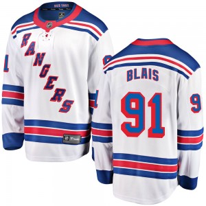Fanatics Branded Sammy Blais New York Rangers Men's Breakaway Away Jersey - White