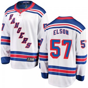 Fanatics Branded Turner Elson New York Rangers Men's Breakaway Away Jersey - White