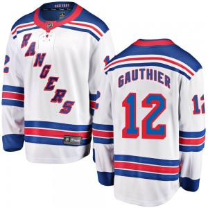 Fanatics Branded Julien Gauthier New York Rangers Men's Breakaway Away Jersey - White