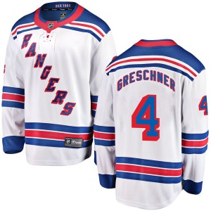 Fanatics Branded Ron Greschner New York Rangers Men's Breakaway Away Jersey - White