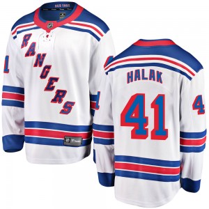 Fanatics Branded Jaroslav Halak New York Rangers Men's Breakaway Away Jersey - White