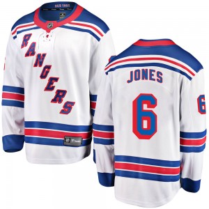 Fanatics Branded Zac Jones New York Rangers Men's Breakaway Away Jersey - White