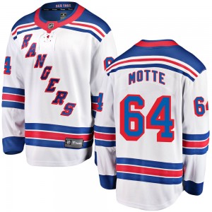 Fanatics Branded Tyler Motte New York Rangers Men's Breakaway Away Jersey - White
