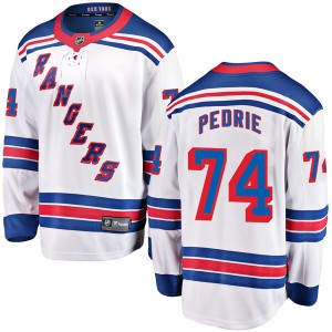 Fanatics Branded Vince Pedrie New York Rangers Men's Breakaway Away Jersey - White