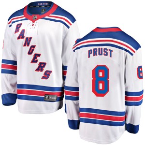 Fanatics Branded Brandon Prust New York Rangers Men's Breakaway Away Jersey - White