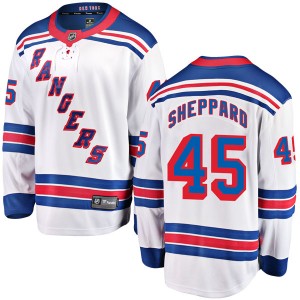 Fanatics Branded James Sheppard New York Rangers Men's Breakaway Away Jersey - White