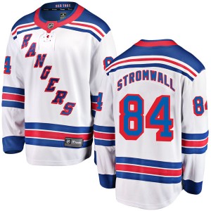 Fanatics Branded Malte Stromwall New York Rangers Men's Breakaway Away Jersey - White