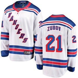 Fanatics Branded Sergei Zubov New York Rangers Men's Breakaway Away Jersey - White