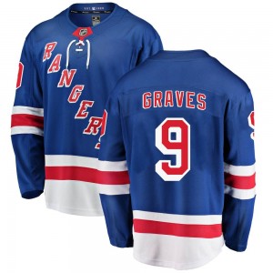 Fanatics Branded Adam Graves New York Rangers Men's Breakaway Home Jersey - Blue