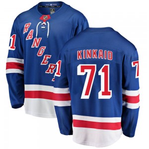 Fanatics Branded Keith Kinkaid New York Rangers Men's Breakaway Home Jersey - Blue