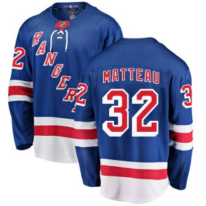 Fanatics Branded Stephane Matteau New York Rangers Men's Breakaway Home Jersey - Blue