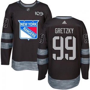 Wayne Gretzky New York Rangers Men's Authentic 1917- 100th Anniversary Jersey - Black