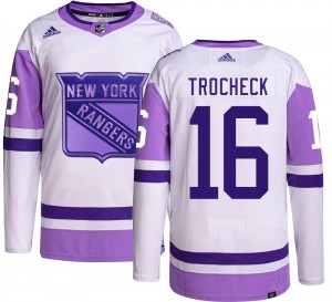 Adidas Men's Vincent Trocheck New York Rangers Men's Authentic Hockey Fights Cancer Jersey